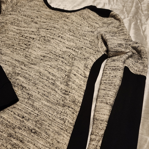 Zara Monochrome Textured Mini Dress - Picture 8 of 9